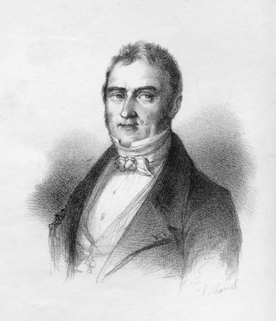 Porträt von Jacques Laffitte von English School